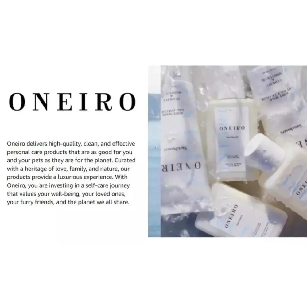 ONEIRO Sunchasers Travel Kit Ready Clean Vegan Complete Personal Care New/Sealed